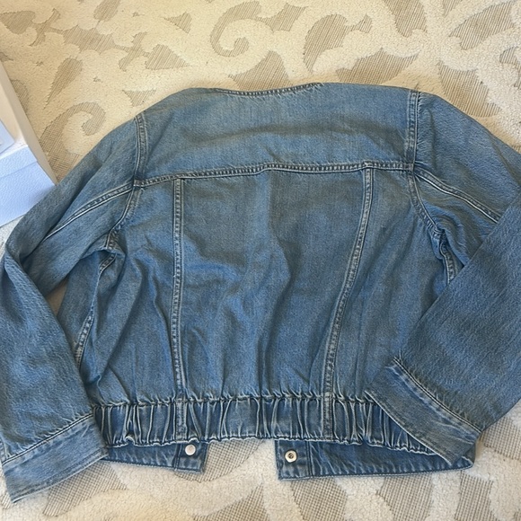 Madewell Cinched Lady Jacket in Ashbury Wash: Airy Denim Edition - Picture 9 of 9